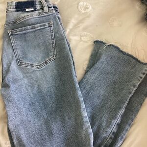 Daze high rise cropped jeans sz 27